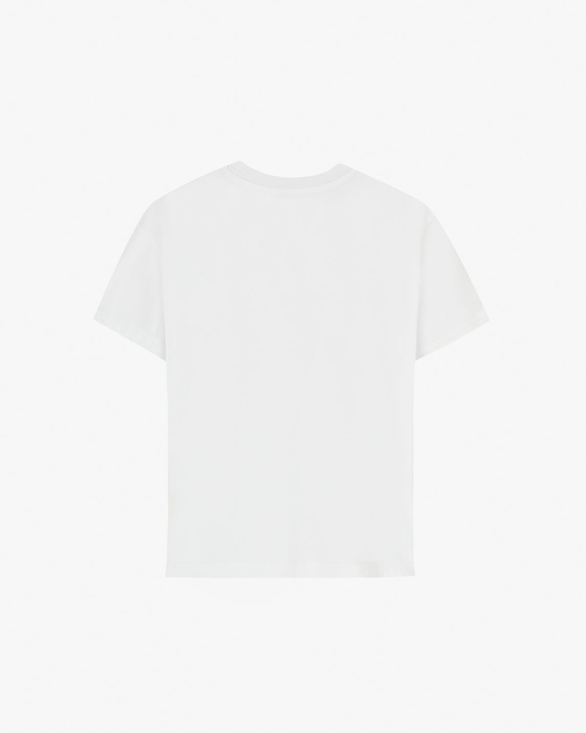 Apple Crew Slim Tee White