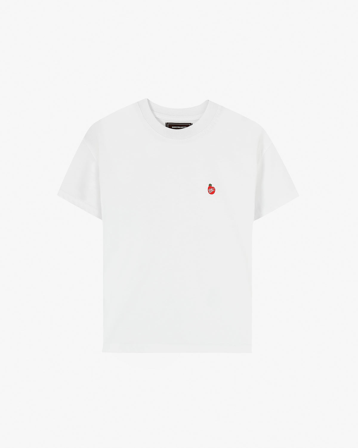 Apple Crew Slim Tee White