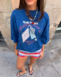 Mansion Key Tee Navy