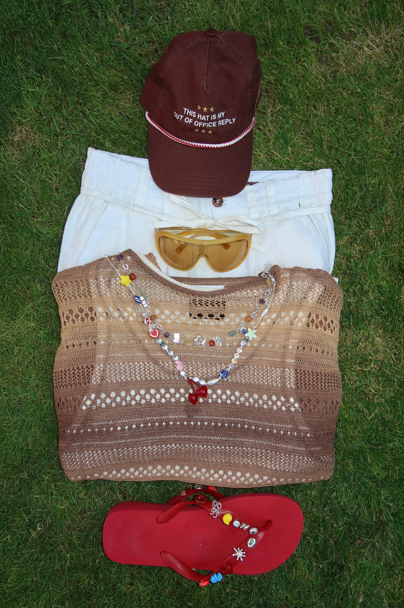 Es Vedra Knit Sweater Brown