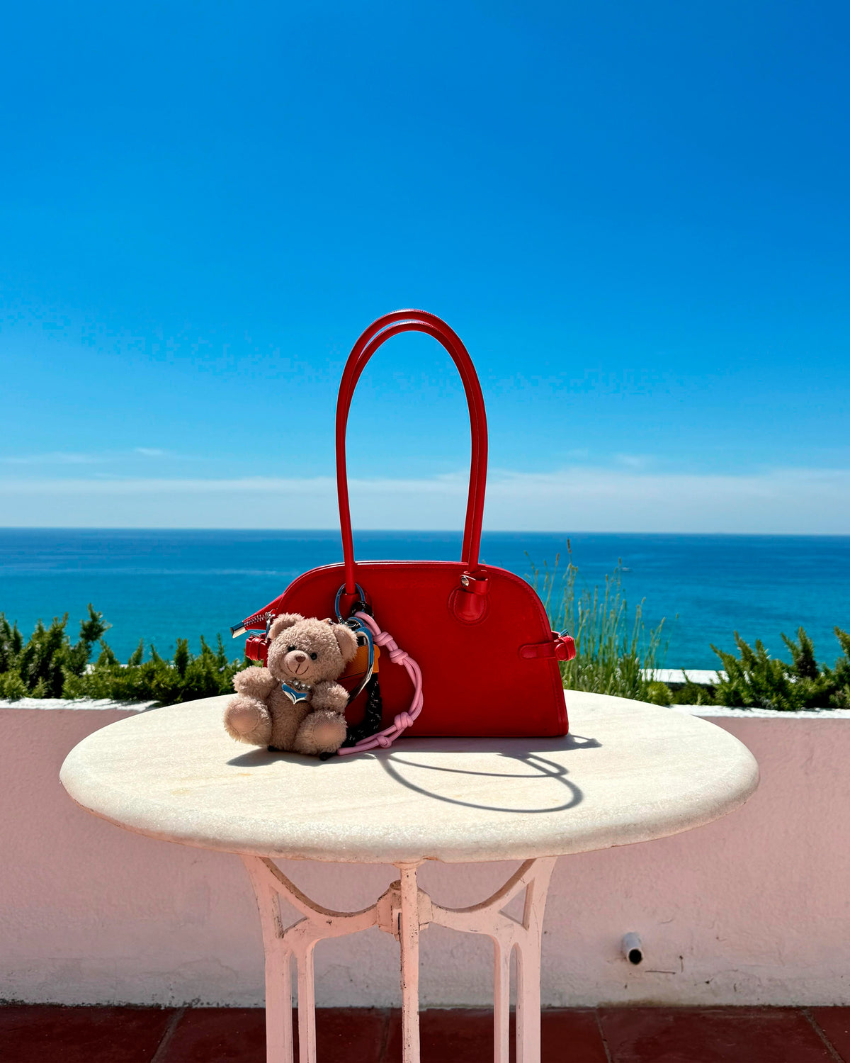 Susy Leather Bag Red