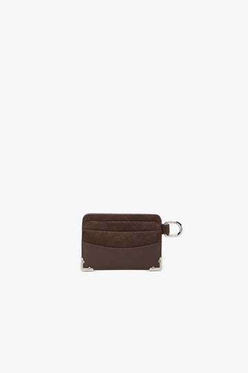 Suede Cardholder Brown