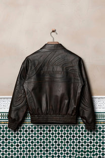 Iconic Leather Jacket Brown