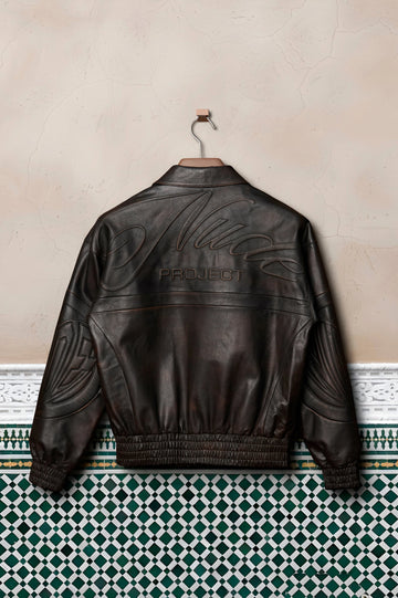 Iconic Leather Jacket Brown