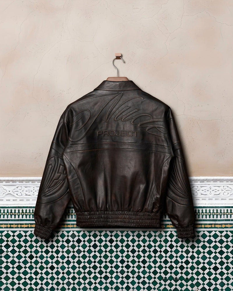 Iconic Leather Jacket Brown