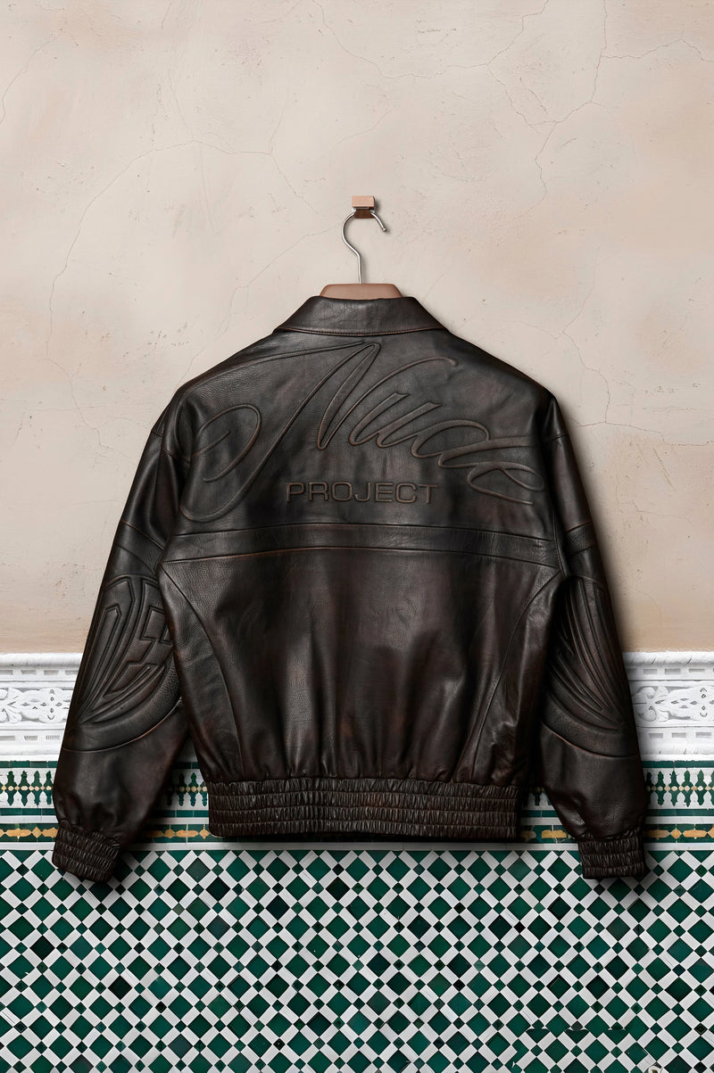 Iconic Leather Jacket Brown