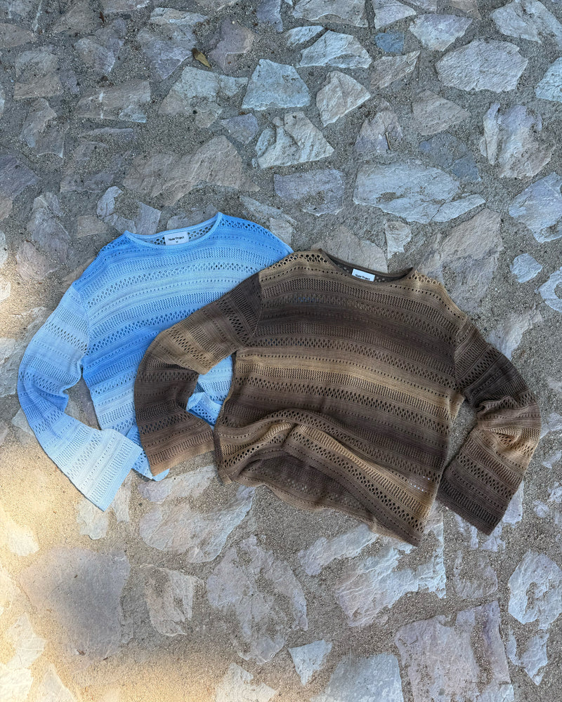 Es Vedra Knit Sweater Blue
