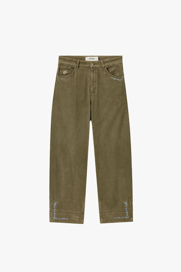 Director Corduroy Pants Green