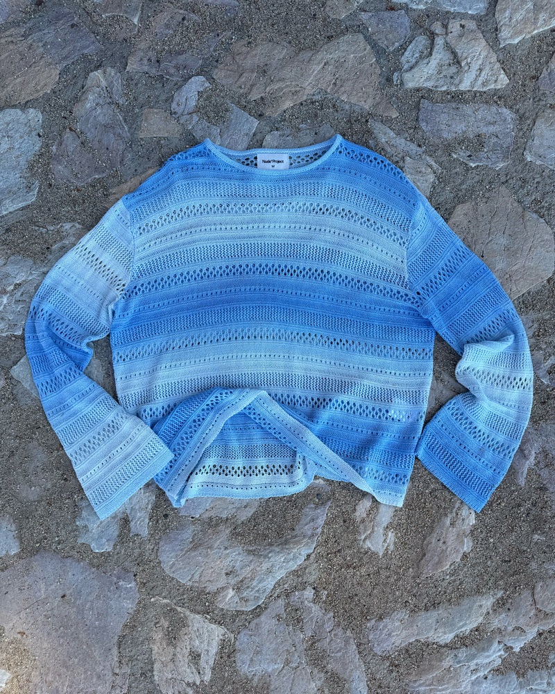 Es Vedra Knit Sweater Blue