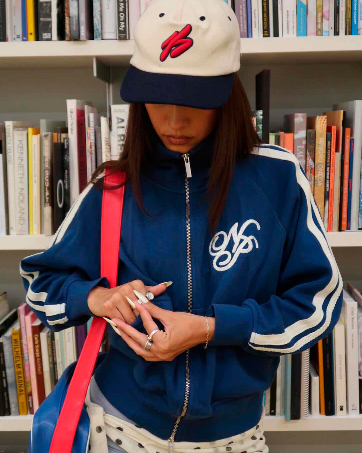 Ying-Yang Zip-Up Navy