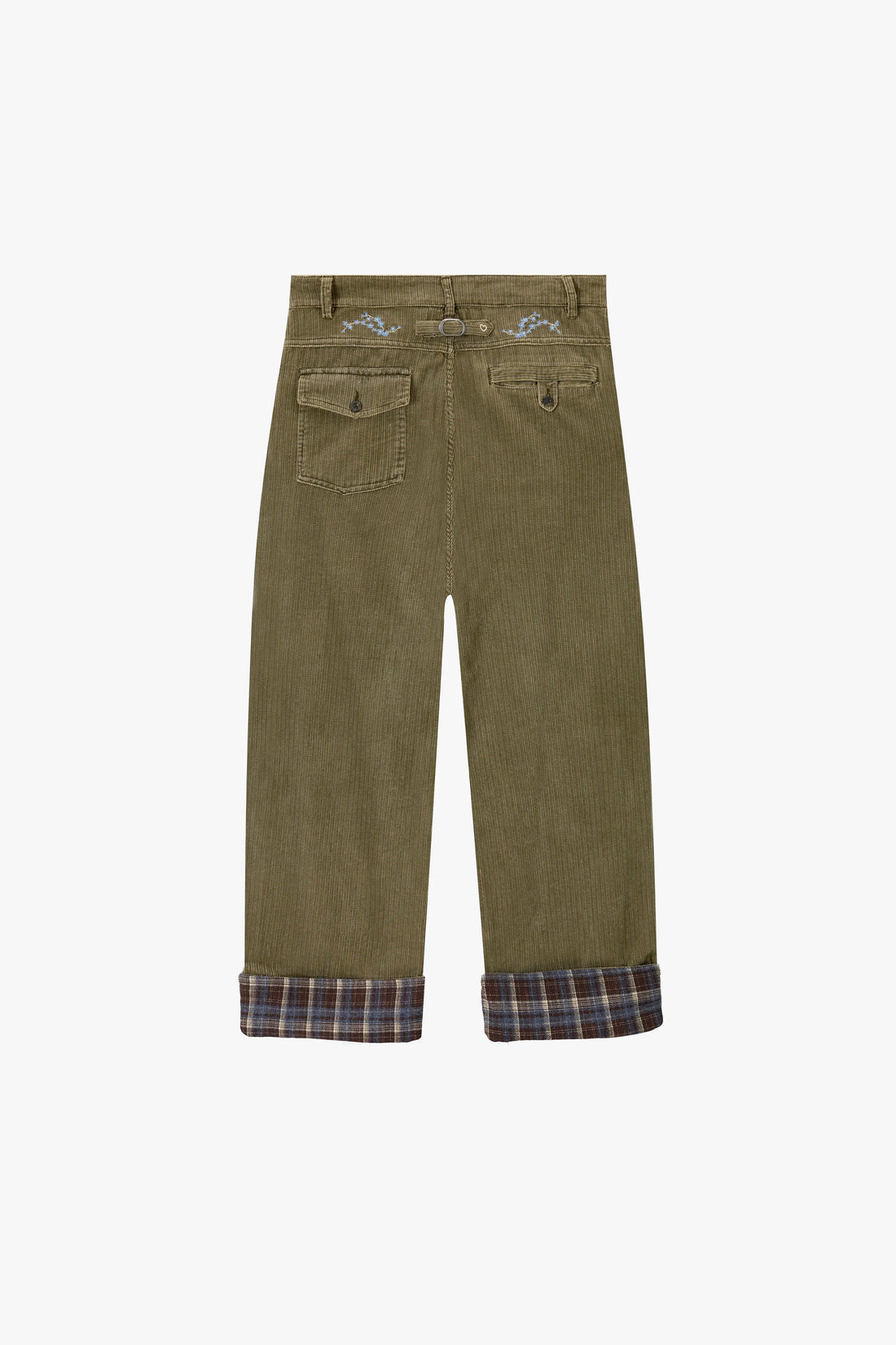Director Corduroy Pants Green