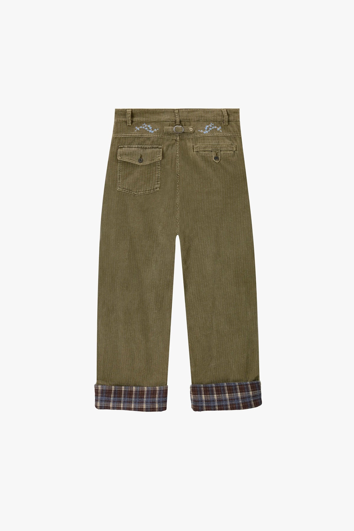 Director Corduroy Pants Green