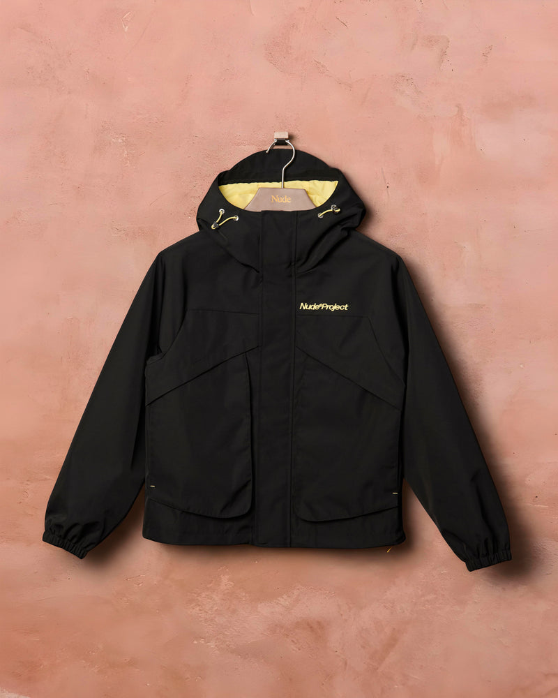 Miles Windbreaker Jacket Black