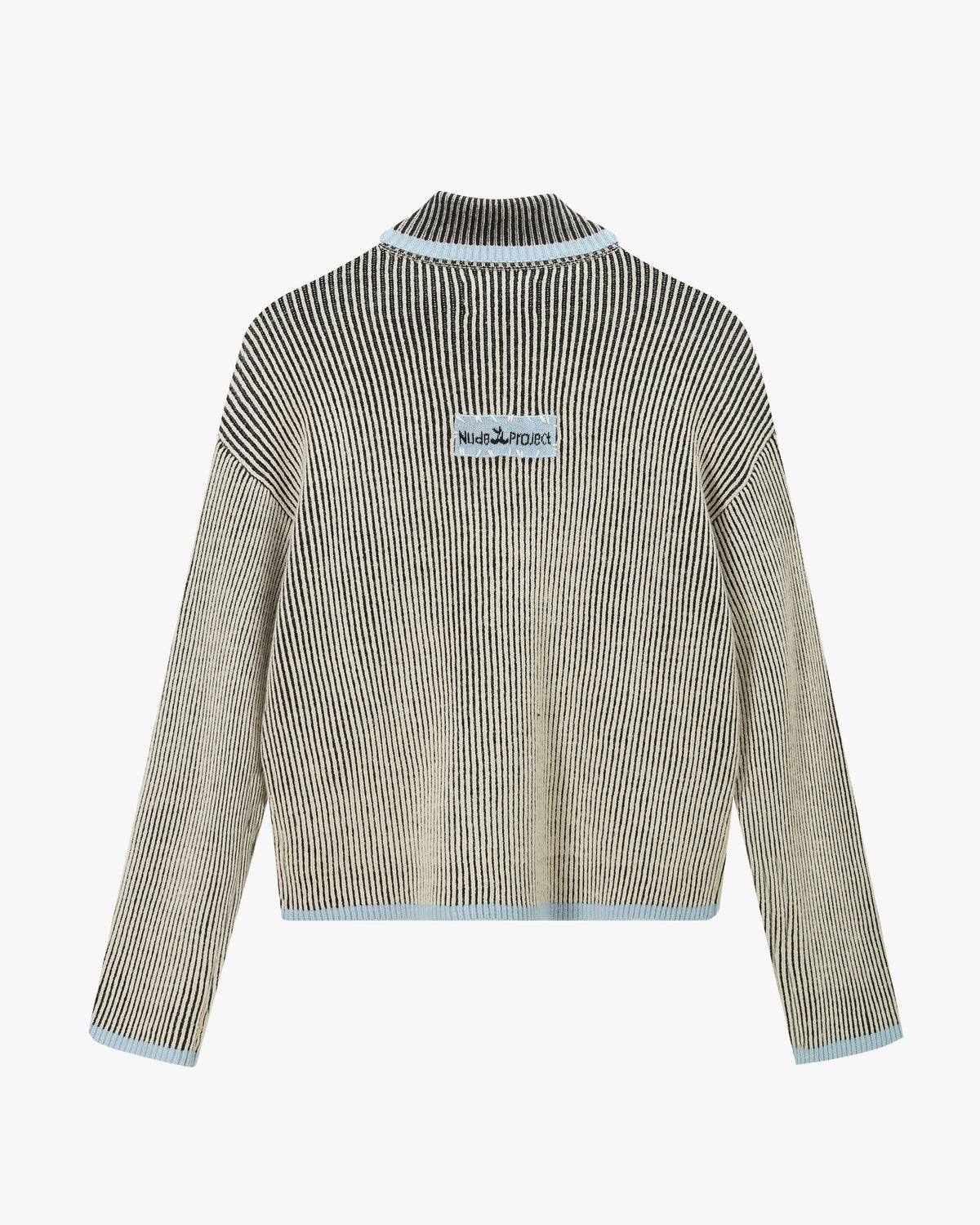 Cárdigan Con Cremallera Classy Azul