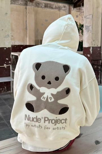 Bear Hoodie Marshmallow