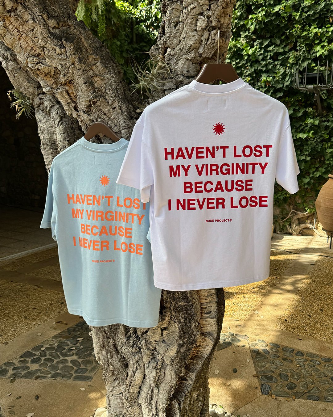 Virginity Tee Baby Blue