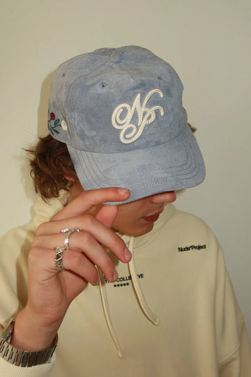 Script Cap Baby Blue