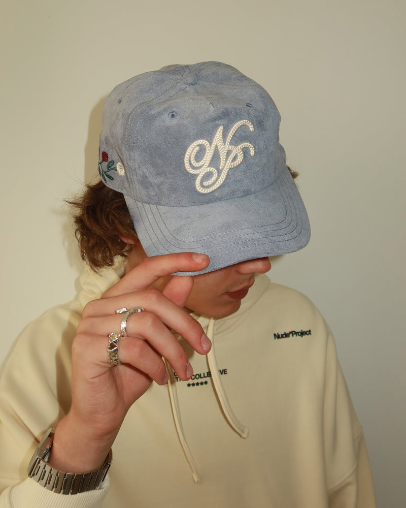Script Cap Baby Blue