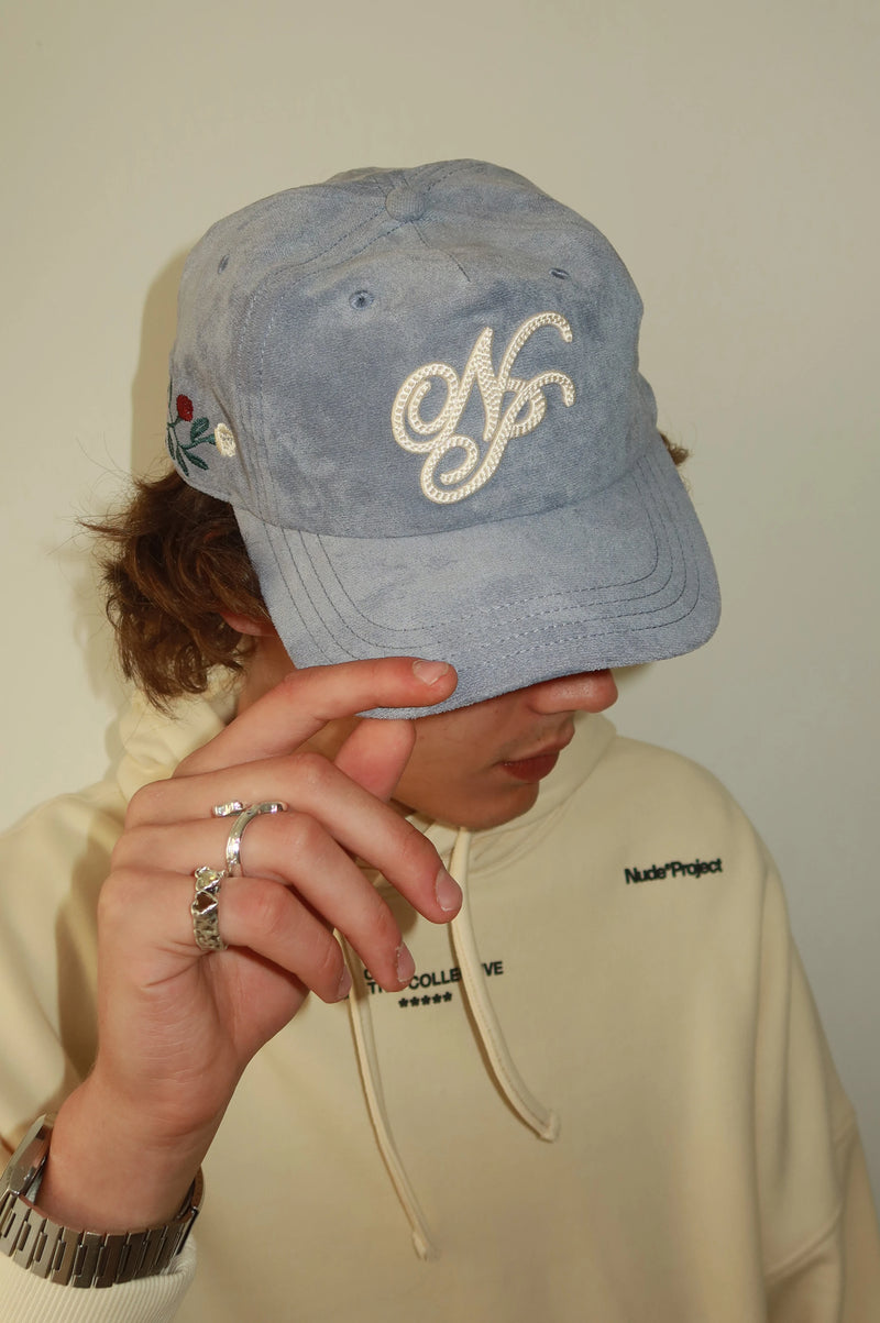 Script Cap Baby Blue