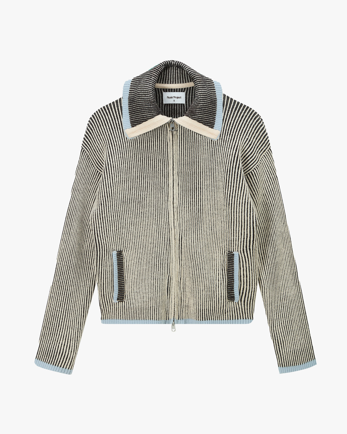 Cárdigan Con Cremallera Classy Azul