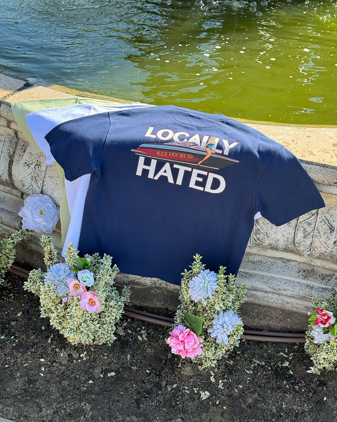 Locally Hated Tee Navy