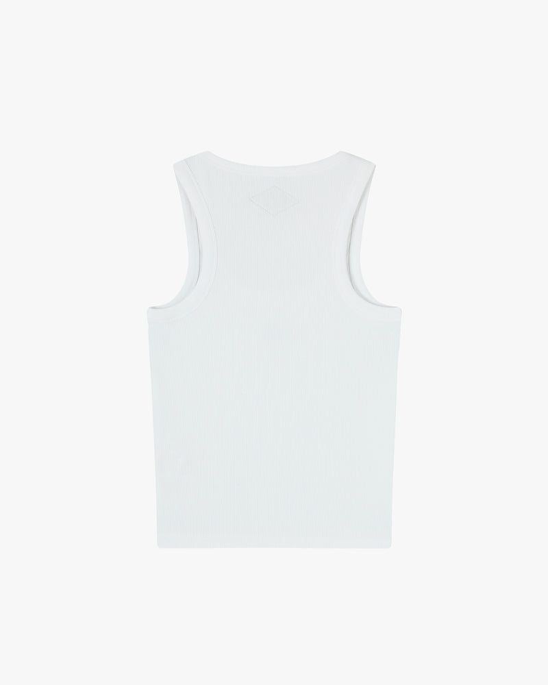 Berry Tank Top White