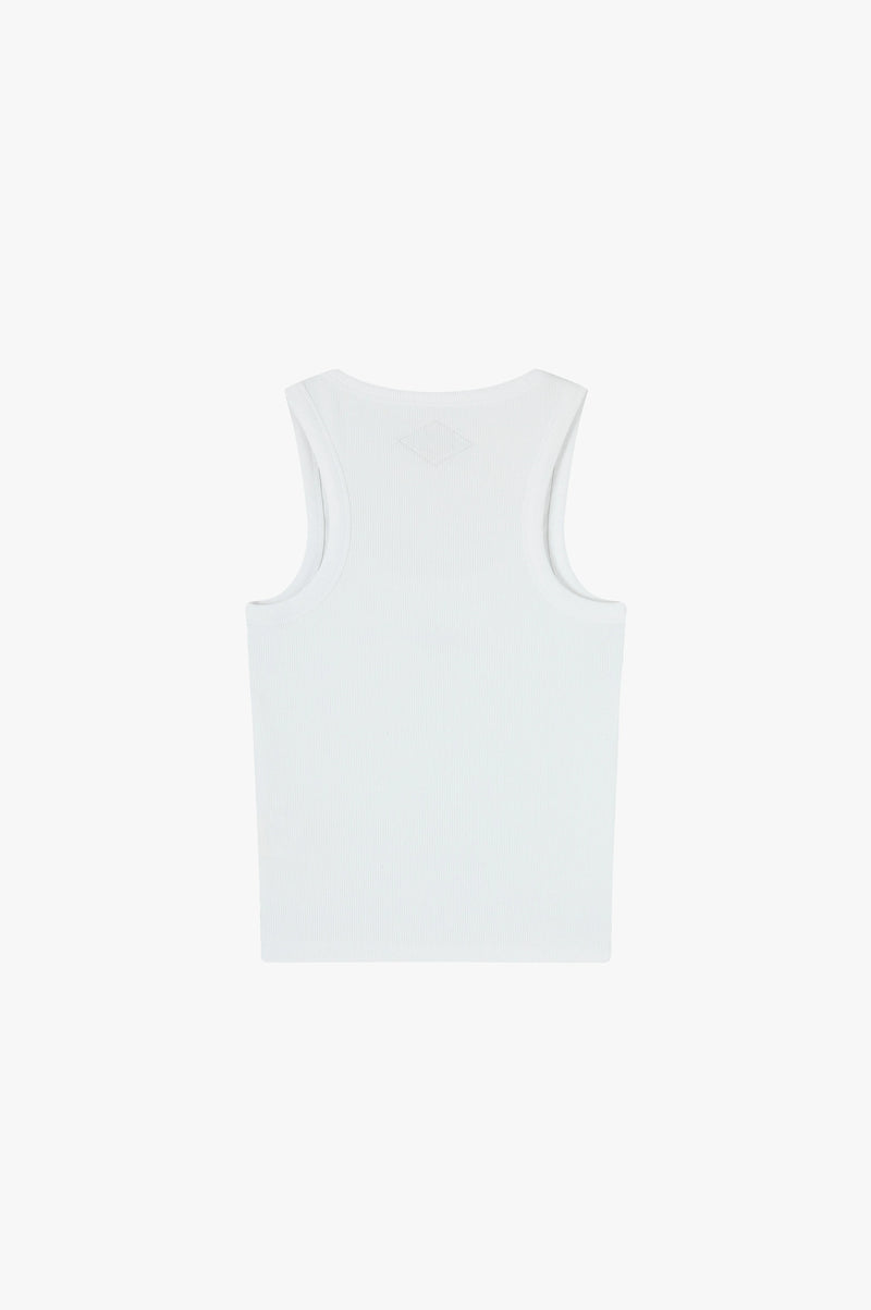 Sophisticated Pleasure Tank Top White