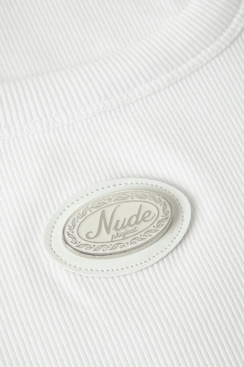 Sophisticated Pleasure Tank Top White