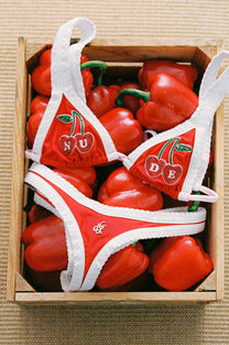 Top Bikini Coralite Rosso
