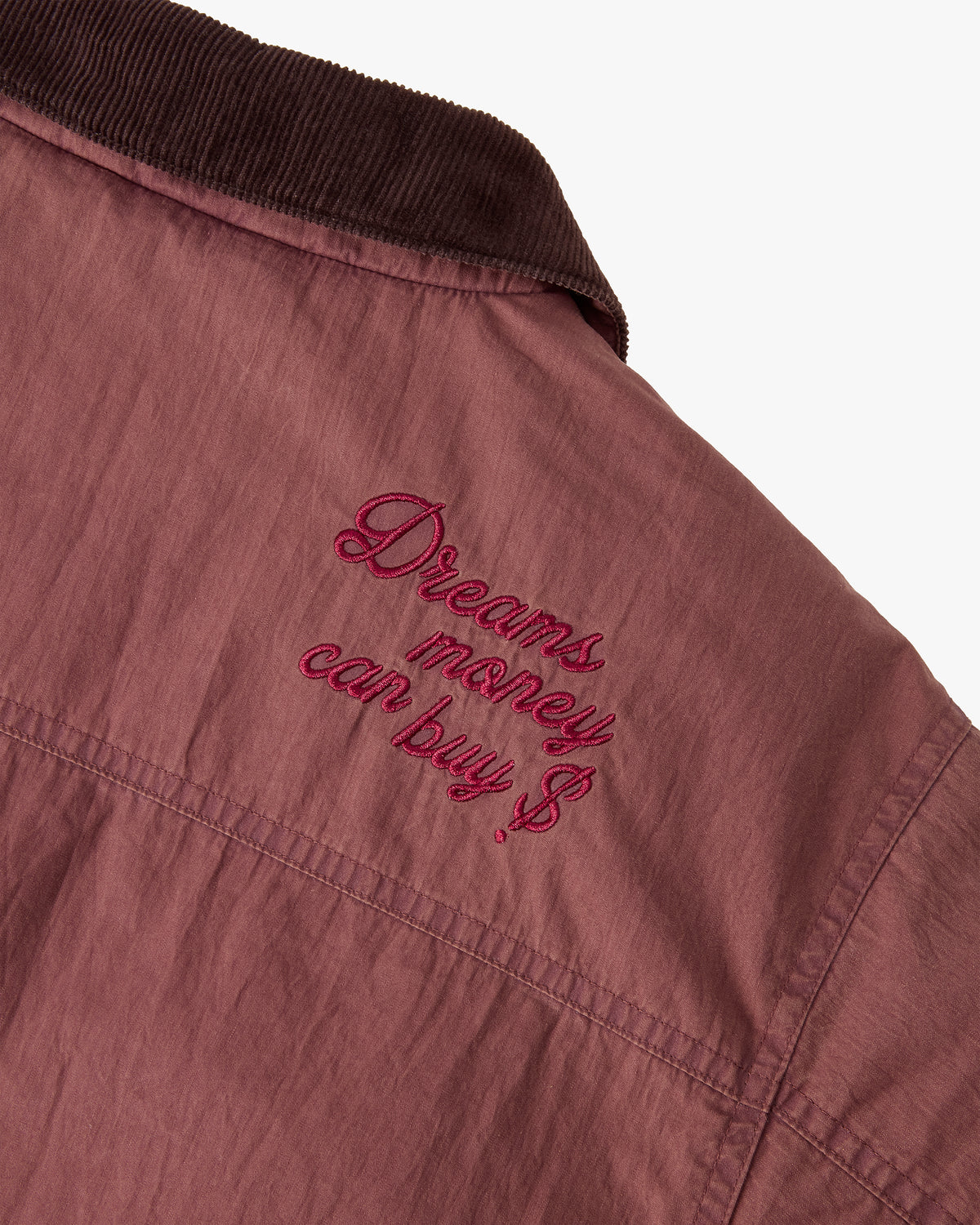 "Not Working" Jacket Burgundy