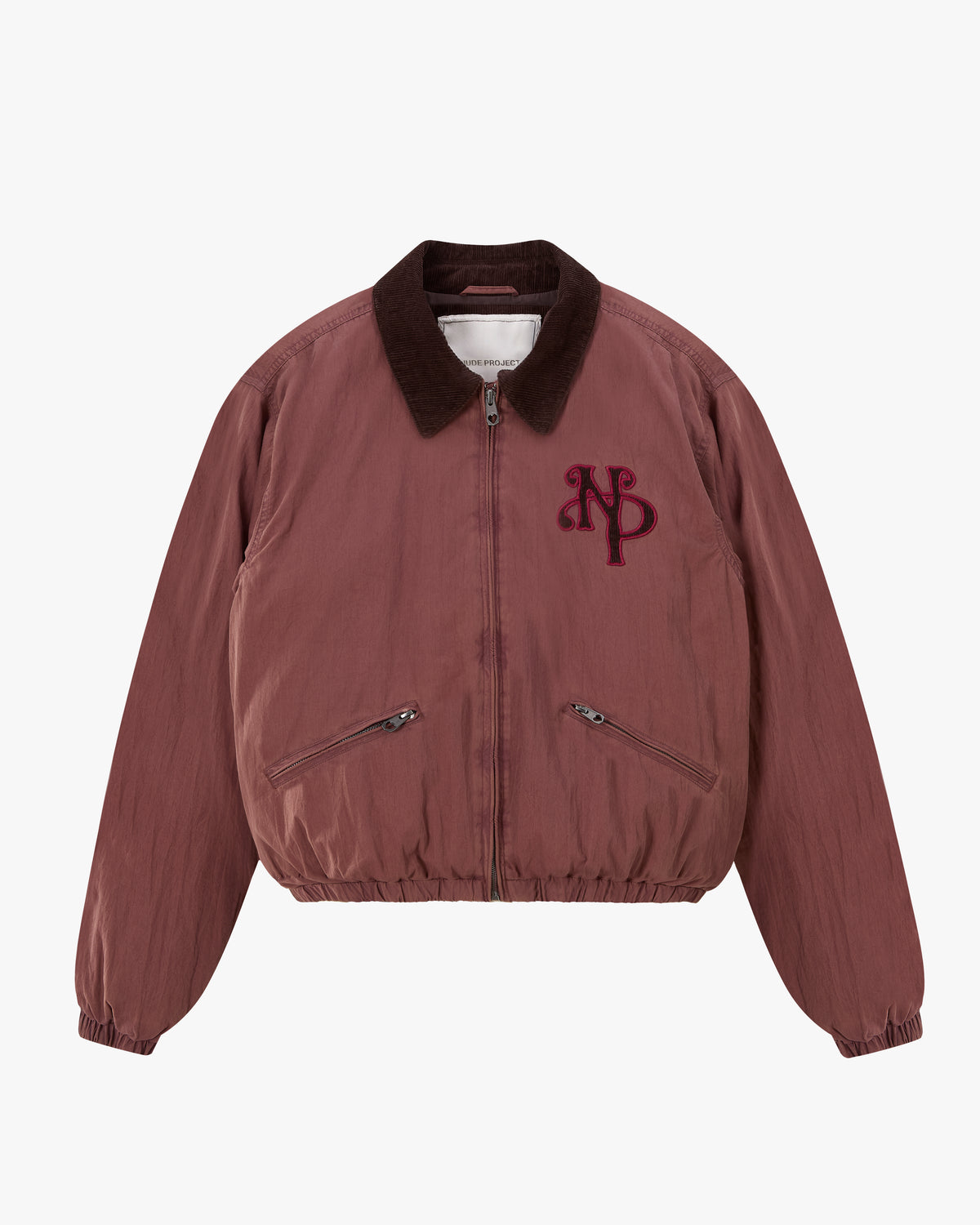 "Not Working" Jacket Burgundy