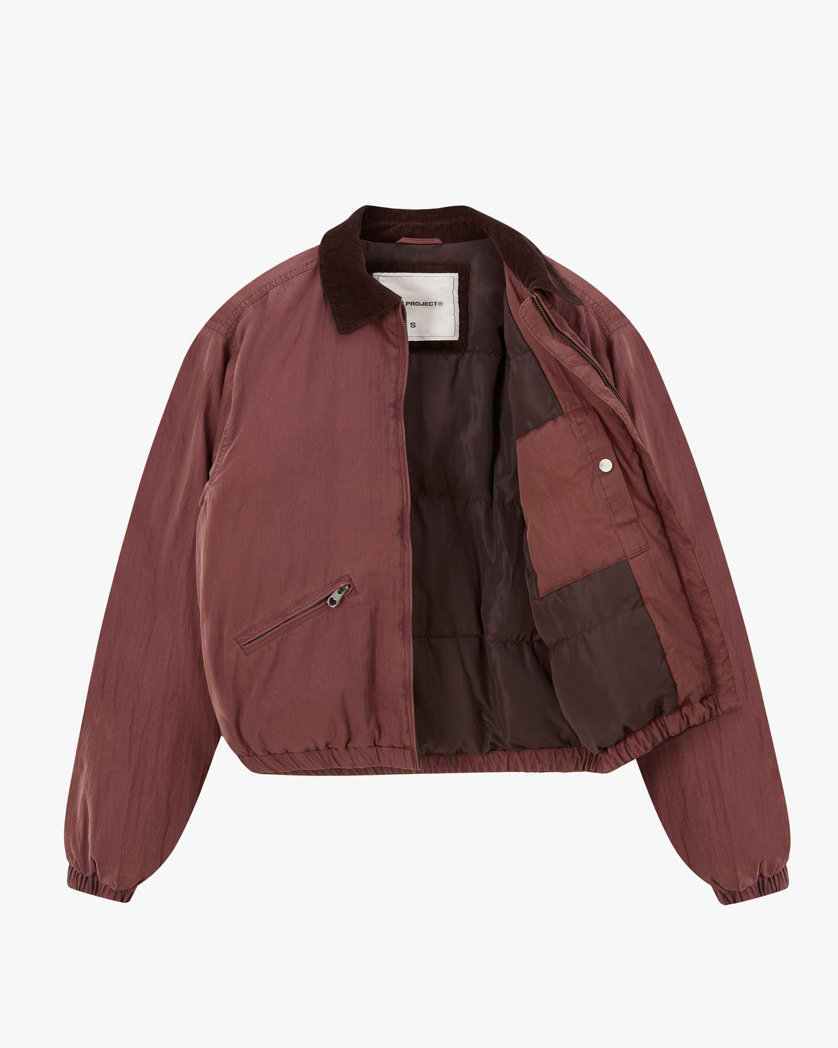 "Not Working" Jacket Burgundy