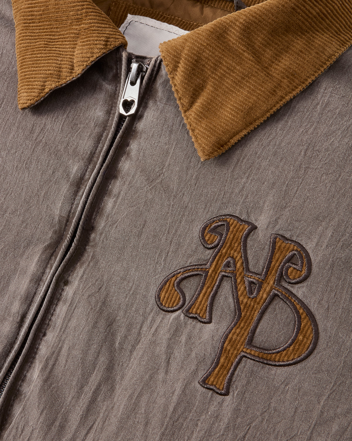 "Not Working" Bomber Jacket Dark Grey