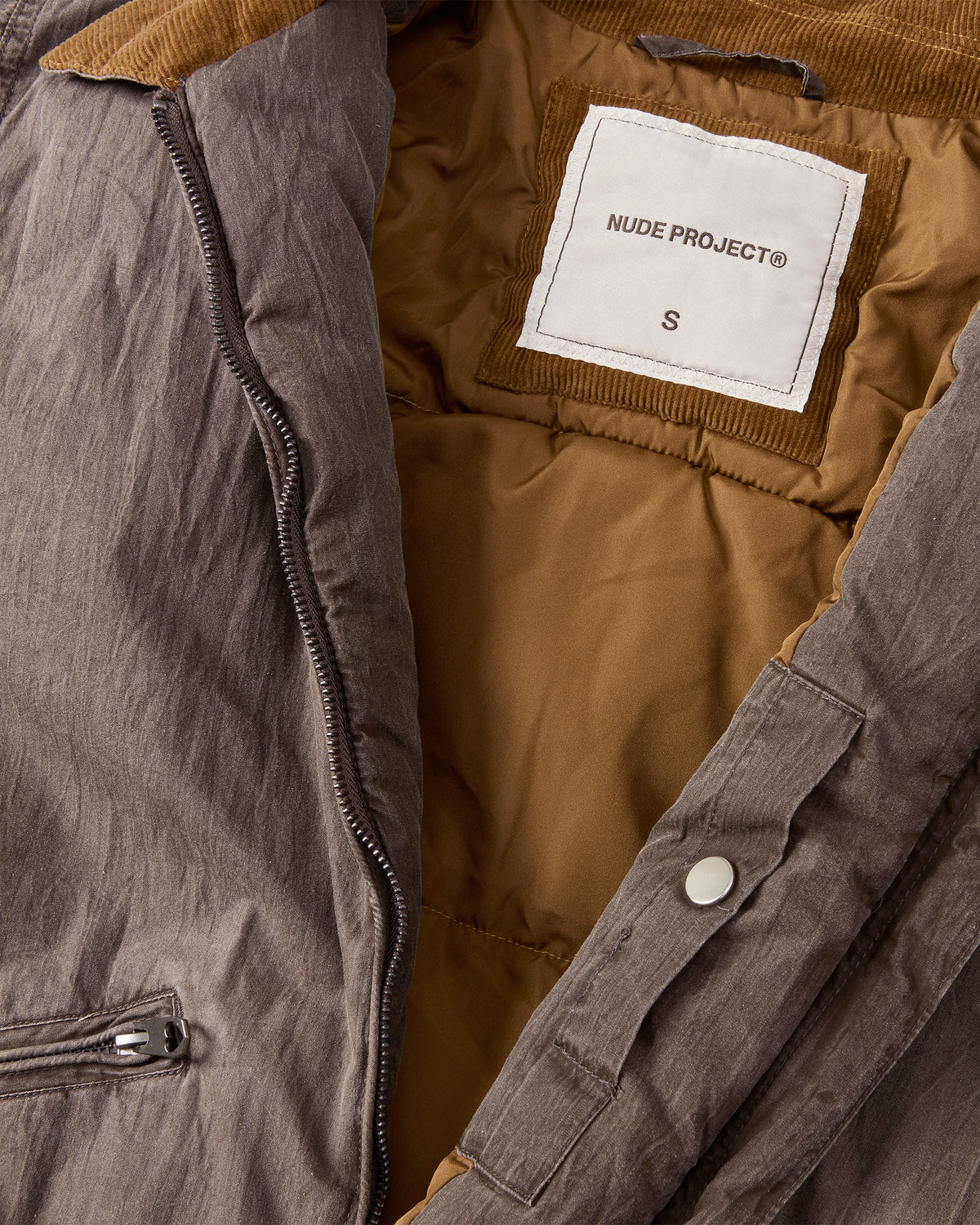 "Not Working" Bomber Jacket Dark Grey