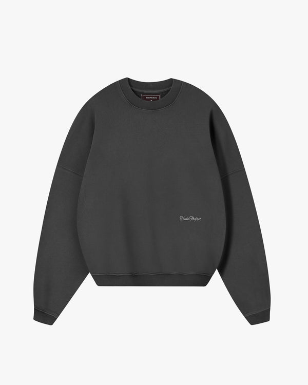 CREWNECK BOXY PERFECT GRIS OSCURO