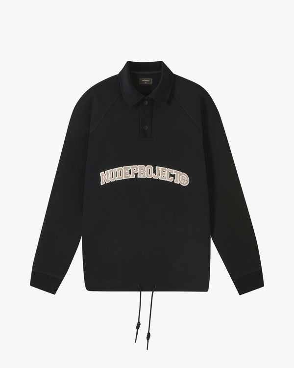 TWENTY THREE POLO LS BLACK