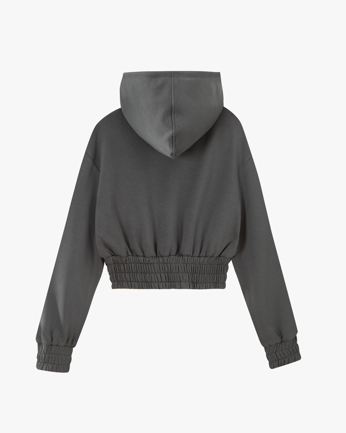 Typa Day Cropped Hoodie Ash