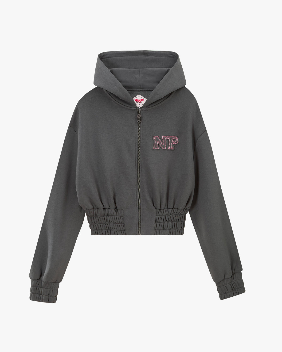 Typa Day Cropped Hoodie Ash