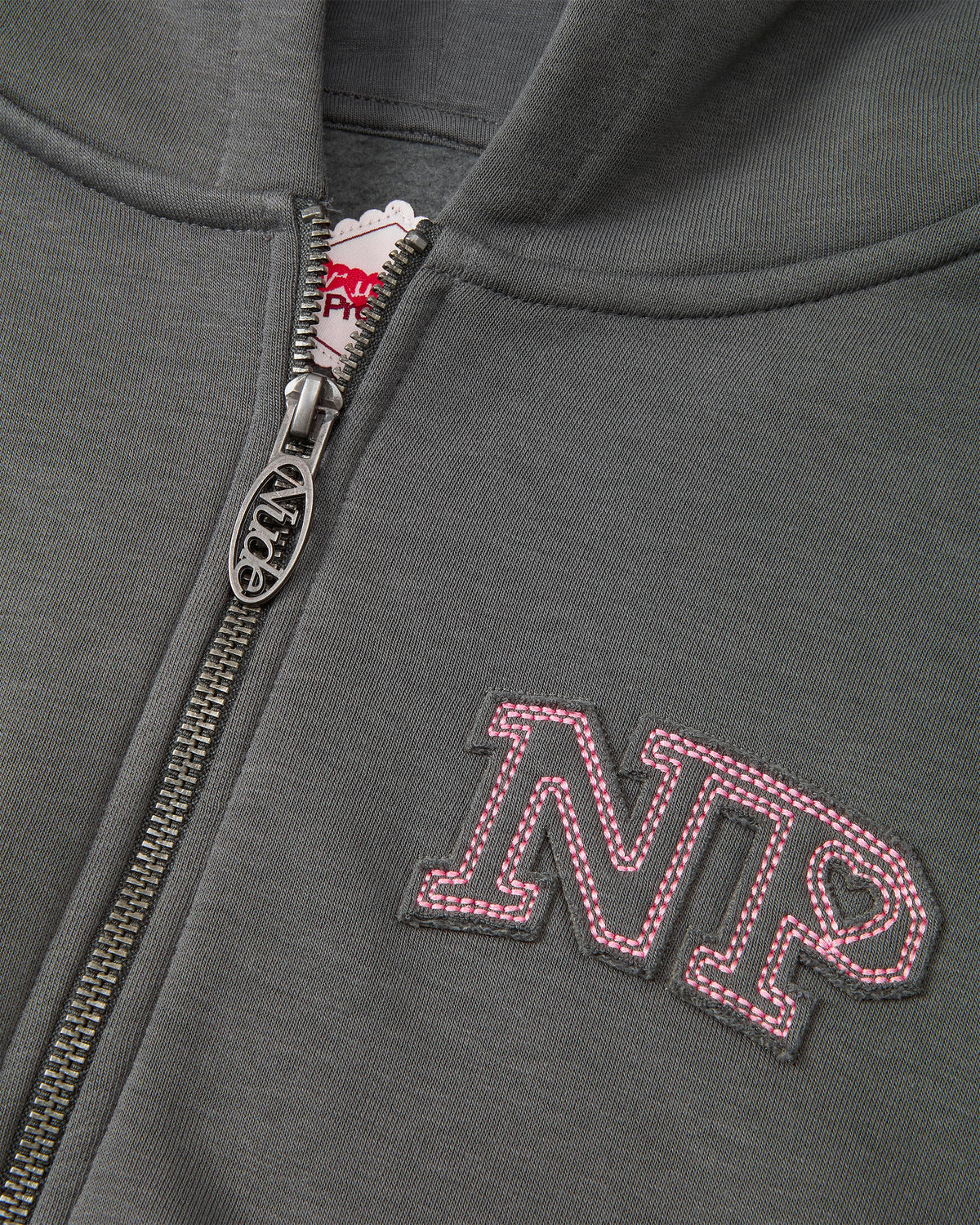 Typa Day Cropped Hoodie Ash