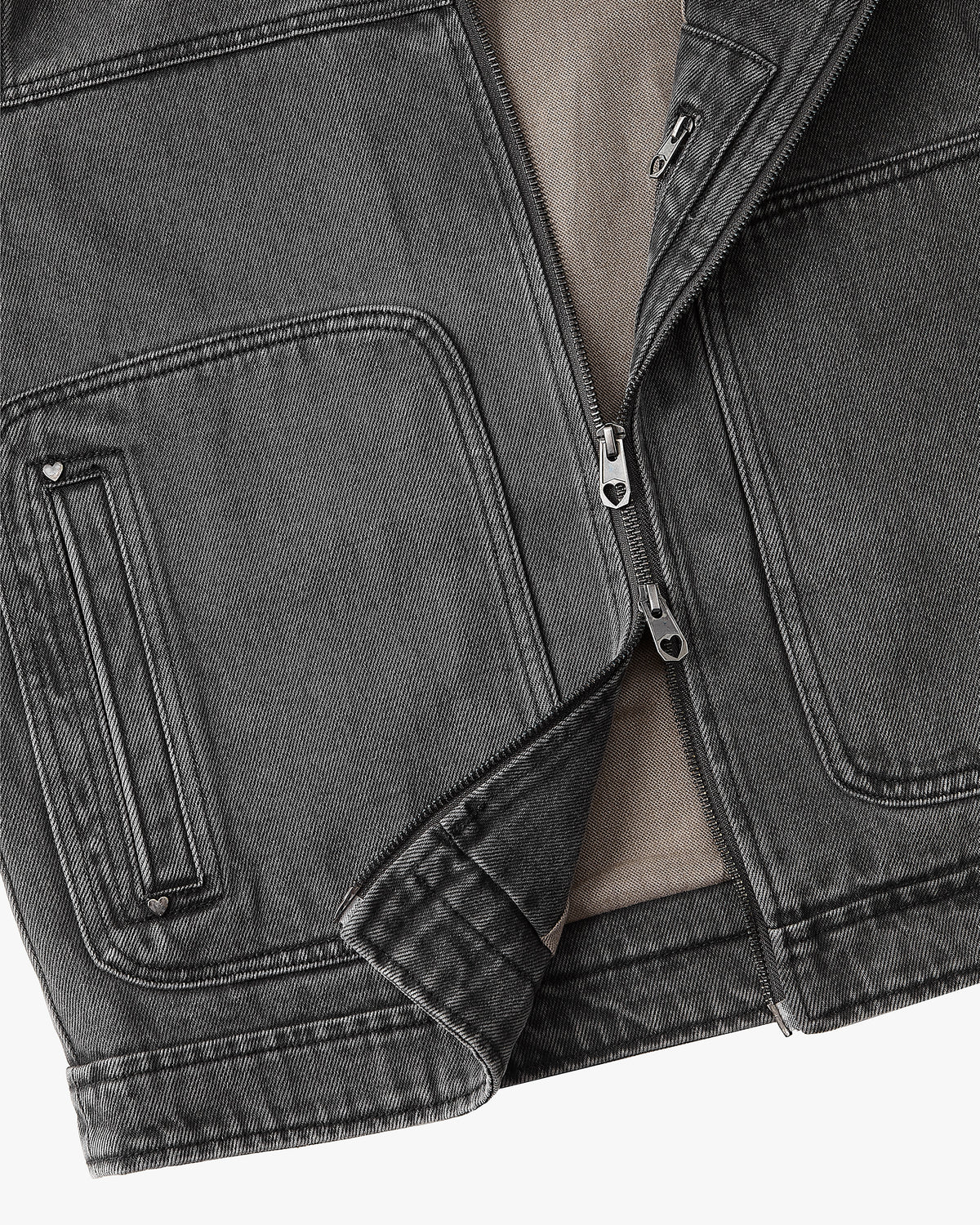 Trucker Denim Jacket Black