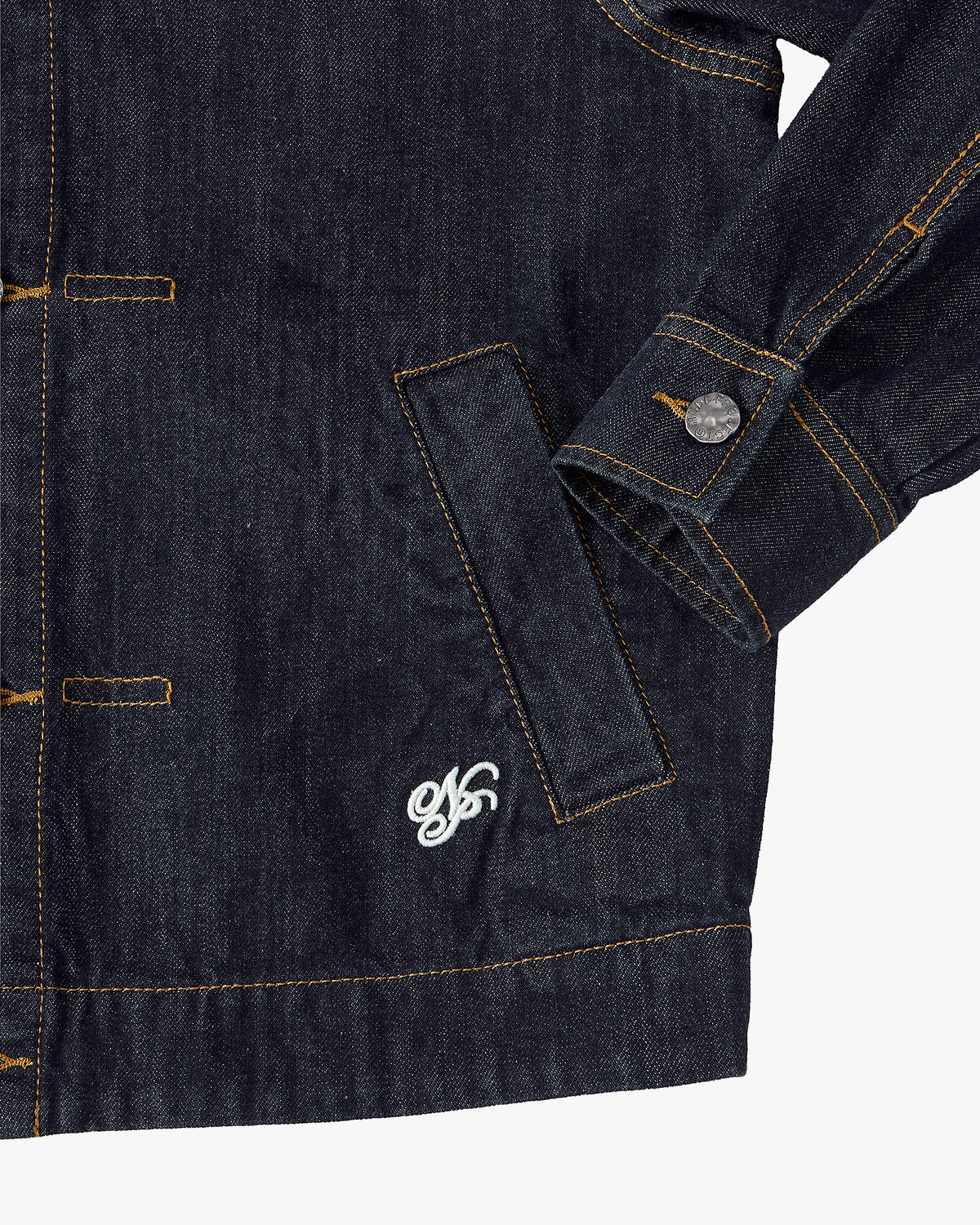 Trucker Denim Jacket Washed Dark