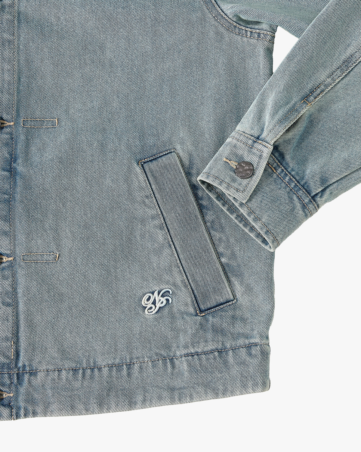 Chaqueta Vaquera Trucker Washed Light