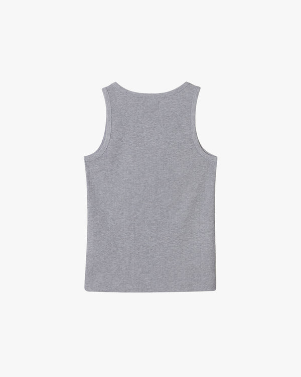 VARSITY TANK TOP GREY MELANGE