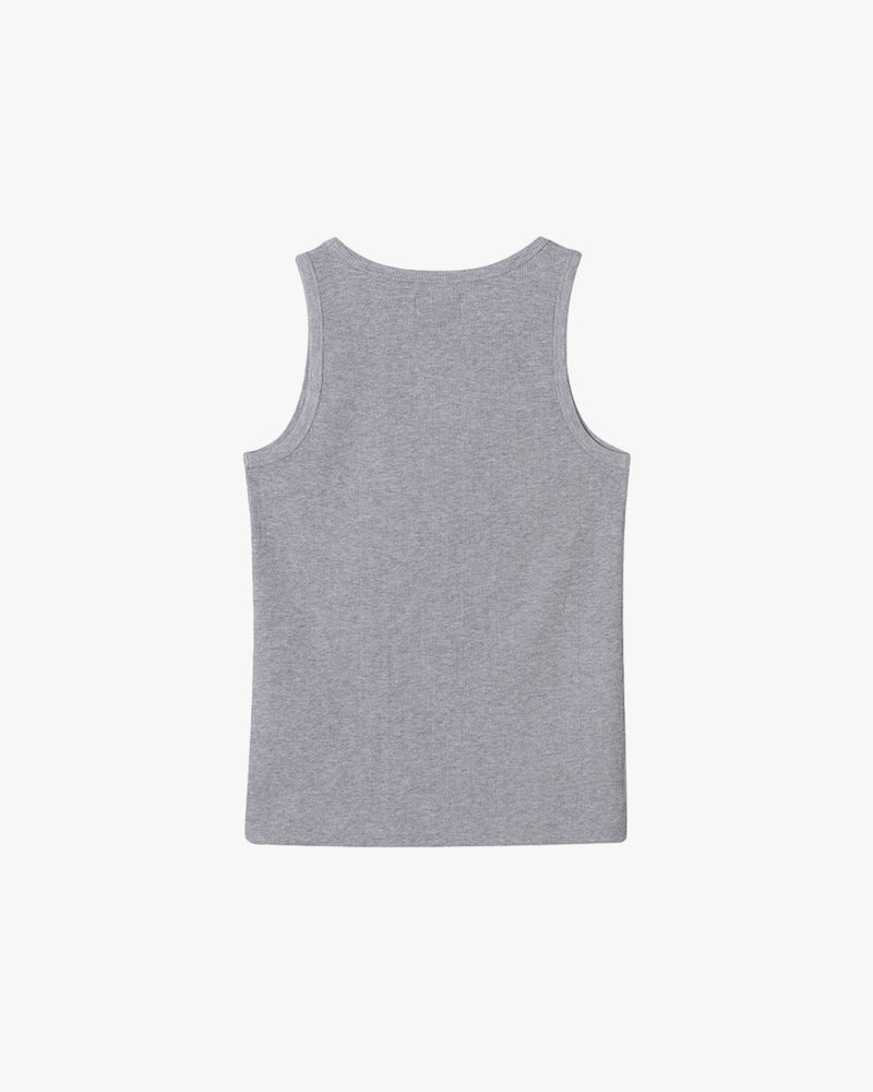 VARSITY TANK TOP GREY MELANGE