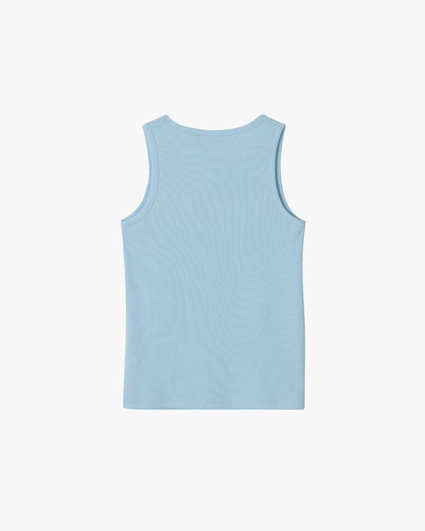 VARSITY TANK TOP BABY BLUE