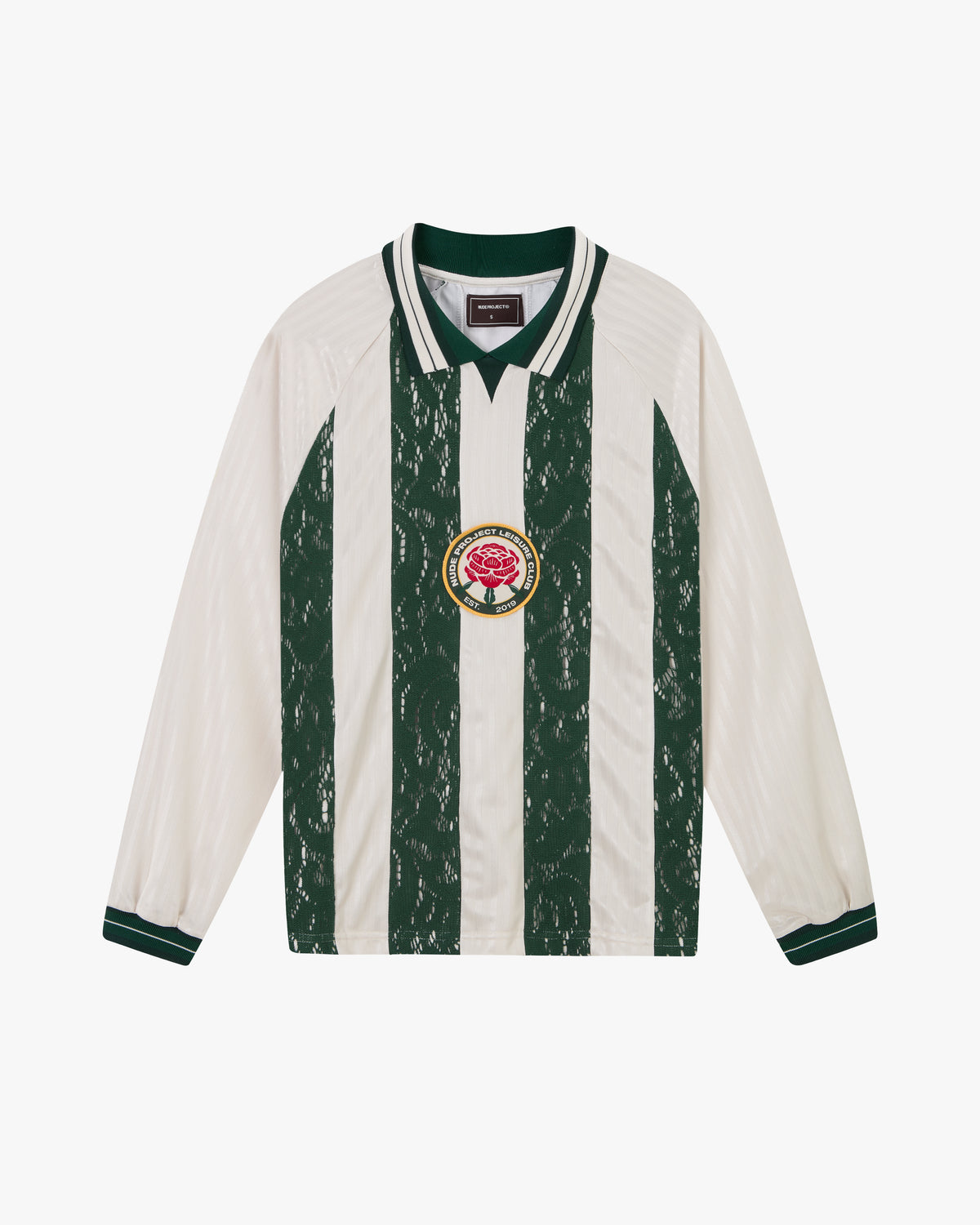 Lace Football Long-Sleeve Tee Green