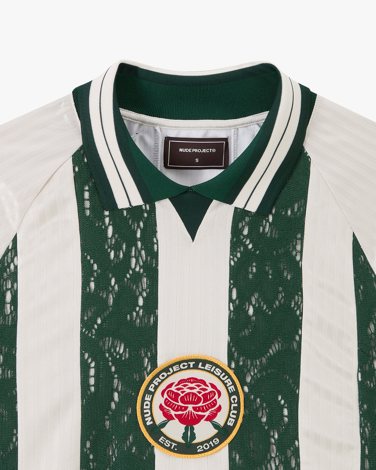 Lace Football Long-Sleeve Tee Green