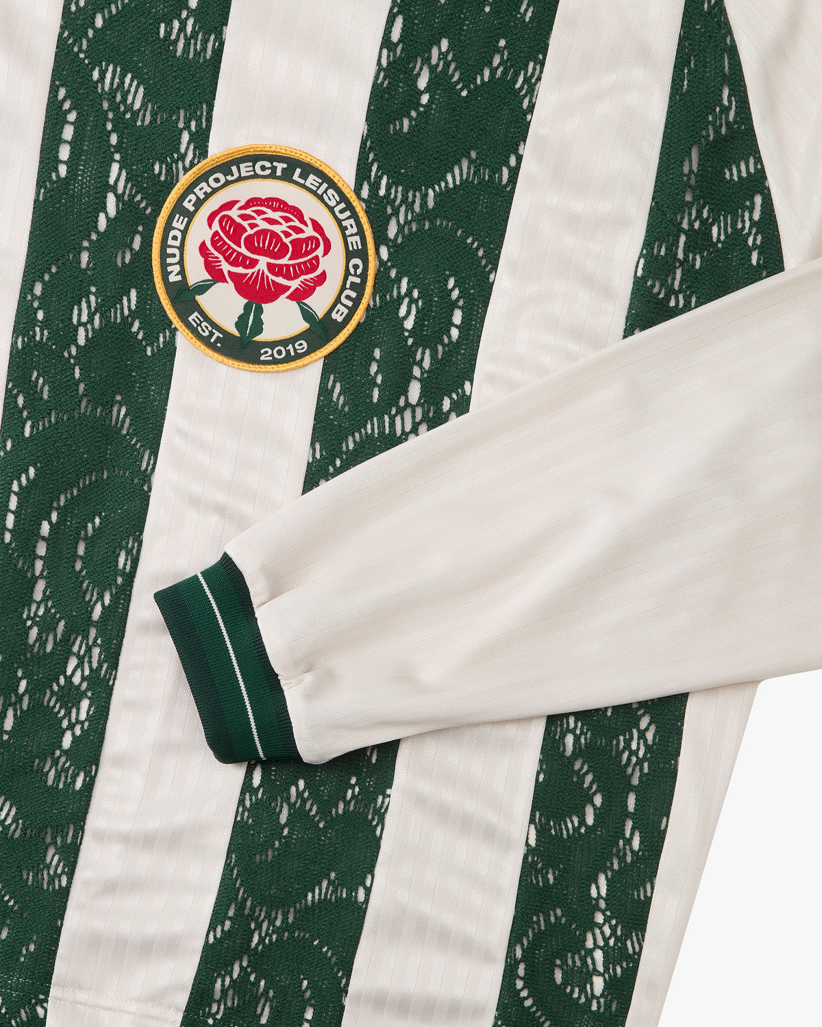 Lace Football Long-Sleeve Tee Green