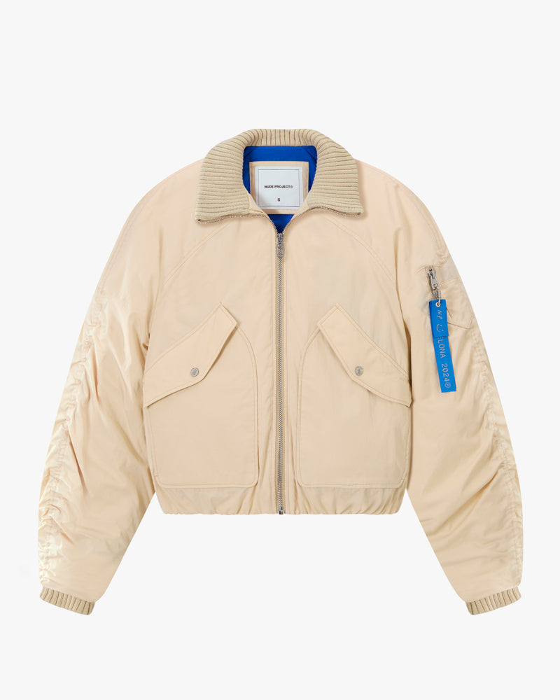 VERSAILLES BOMBER MARSHMALLOW