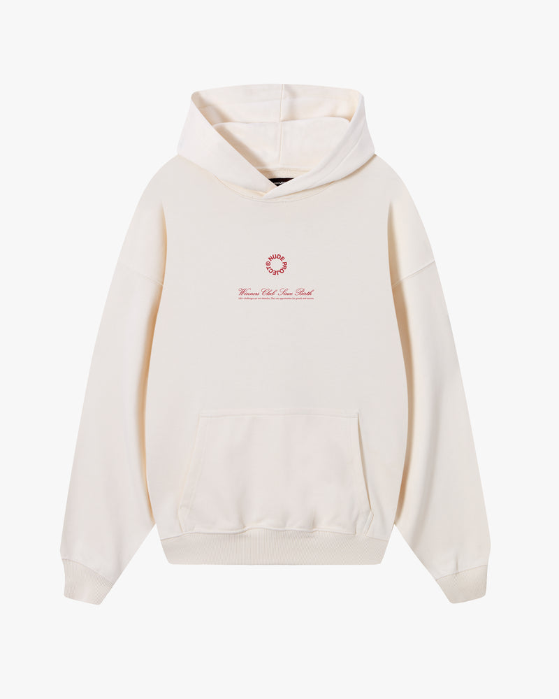 VIRGINITY HOOD MARSHMALLOW RED